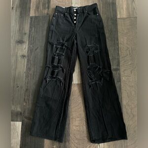 size 27, pacsun, black